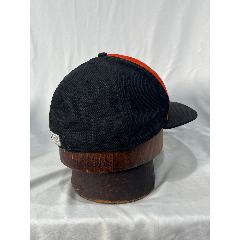 Baltimore Orioles MLB Baseball Cap Orange Black Embroidered Logo Fitted S/M - Picture 7 of 15